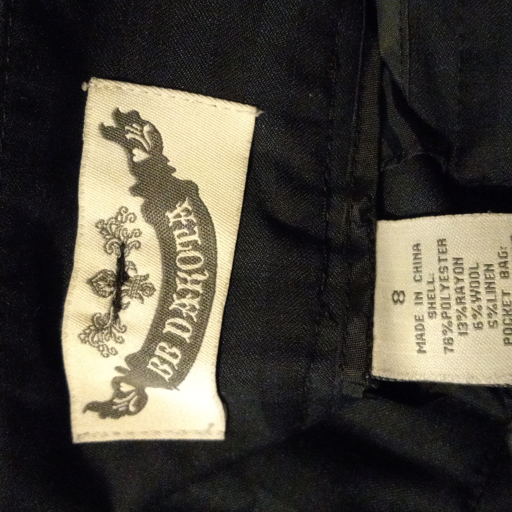 BB Dakota wide leg sailor slacks w button detail size 8